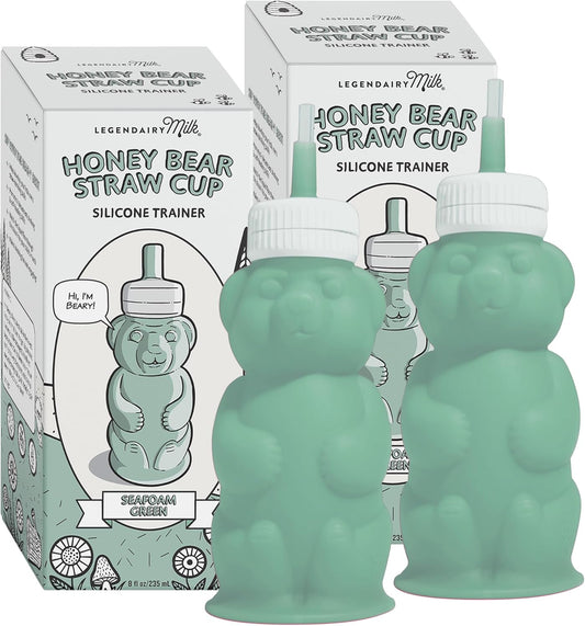 Honey Bear Straw Cup for Babies - Fun and Functional Sippy Cup