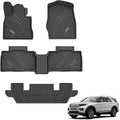 3W Ford Explorer Floor Mats - All Weather TPE Liners, Custom Fit
