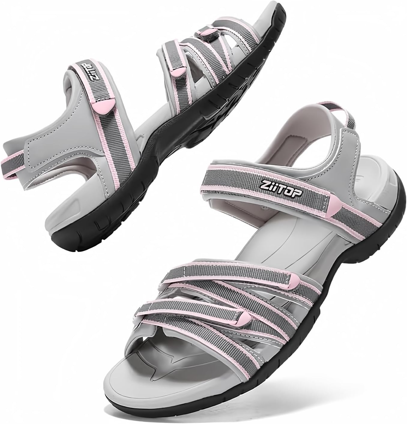 Comfortable Arch Support Hiking Sandals by ziitop