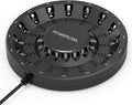 High-Speed 16-Bay Battery Charger by POWEROWL
