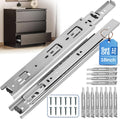 18 Inch Drawer Slides 6 Pairs (12pcs) Heavy Duty Full Extension