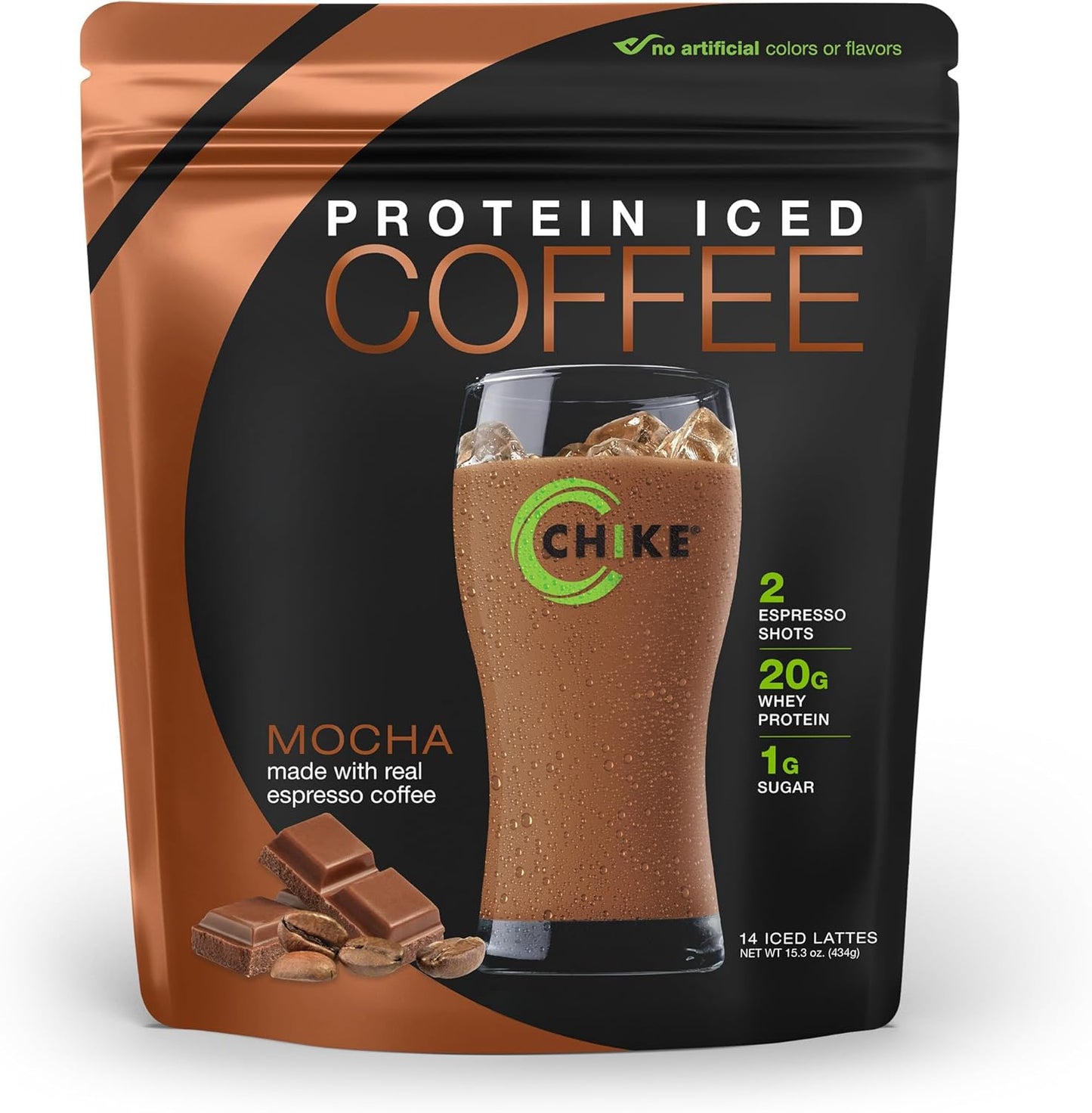 Chike Mocha High Protein Iced Coffee with 20 G Protein and 1 G Sugar