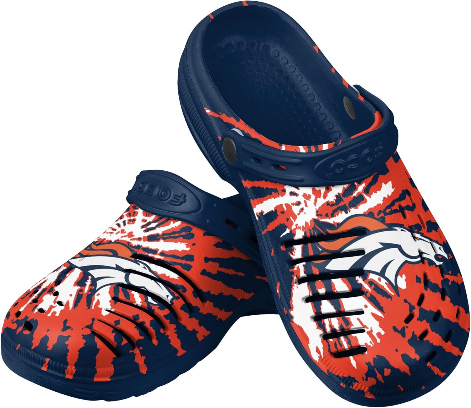 FOCO Men's NFL Team Logo Tie-dye Garden Water Sandals Shoes