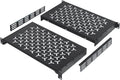 1U Rack Shelves 2-Pack 10in Deep Cantilever - Flexible Combo Shelf
