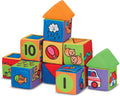 Match and Build Soft Blocks Set - Safe, Educational Play for Toddlers