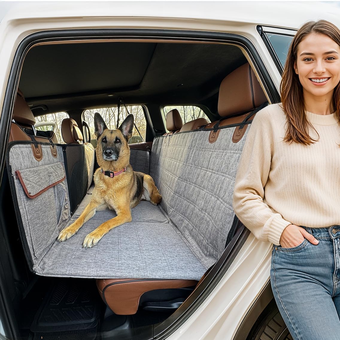 APetsPlanet Dog Car Seat Cover - Waterproof & Comfy