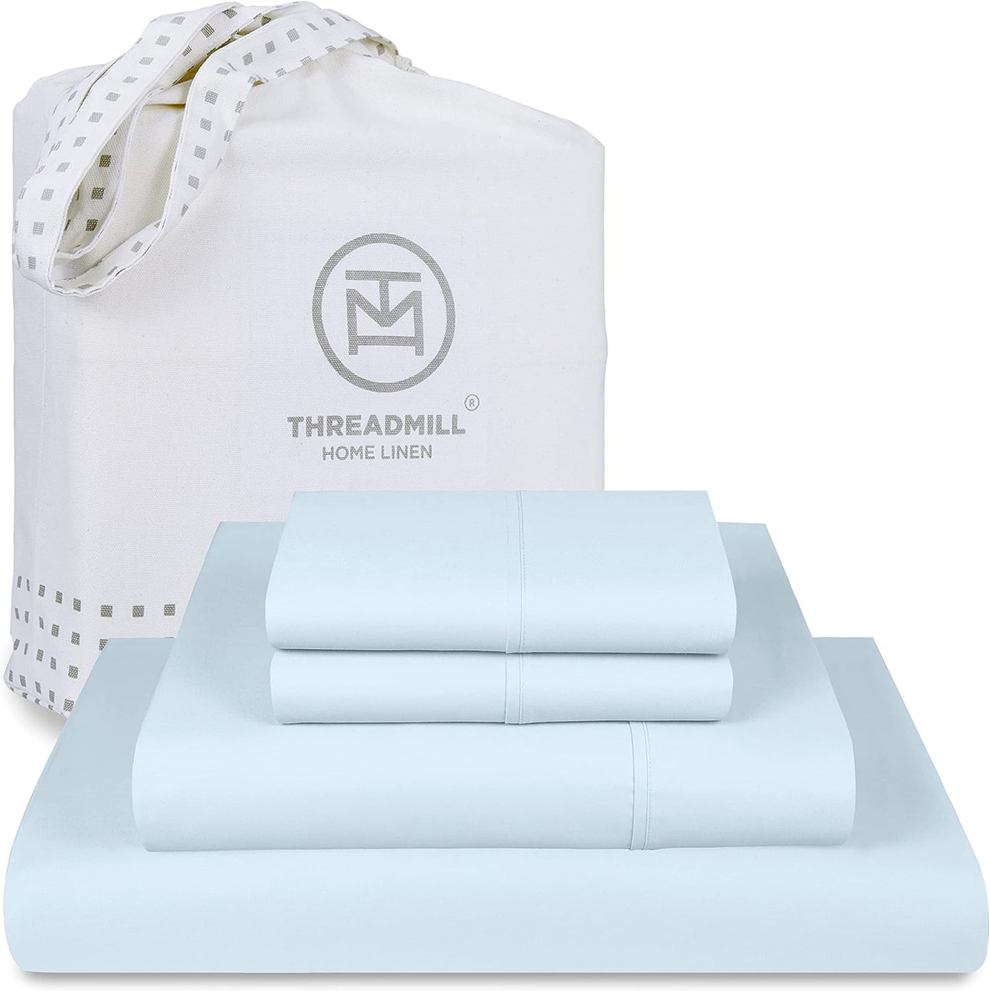 Threadmill Supima Cotton Queen Sheet Set for Luxurious Comfort
