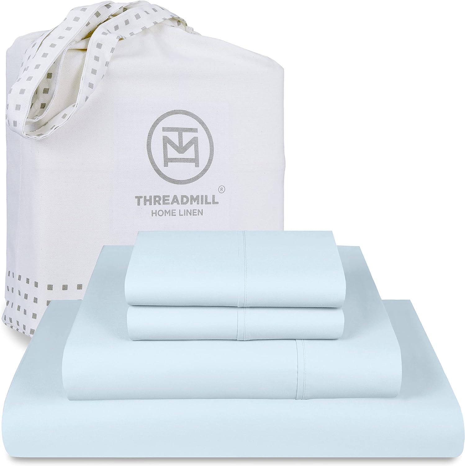 Threadmill Supima Cotton Queen Sheet Set for Luxurious Comfort