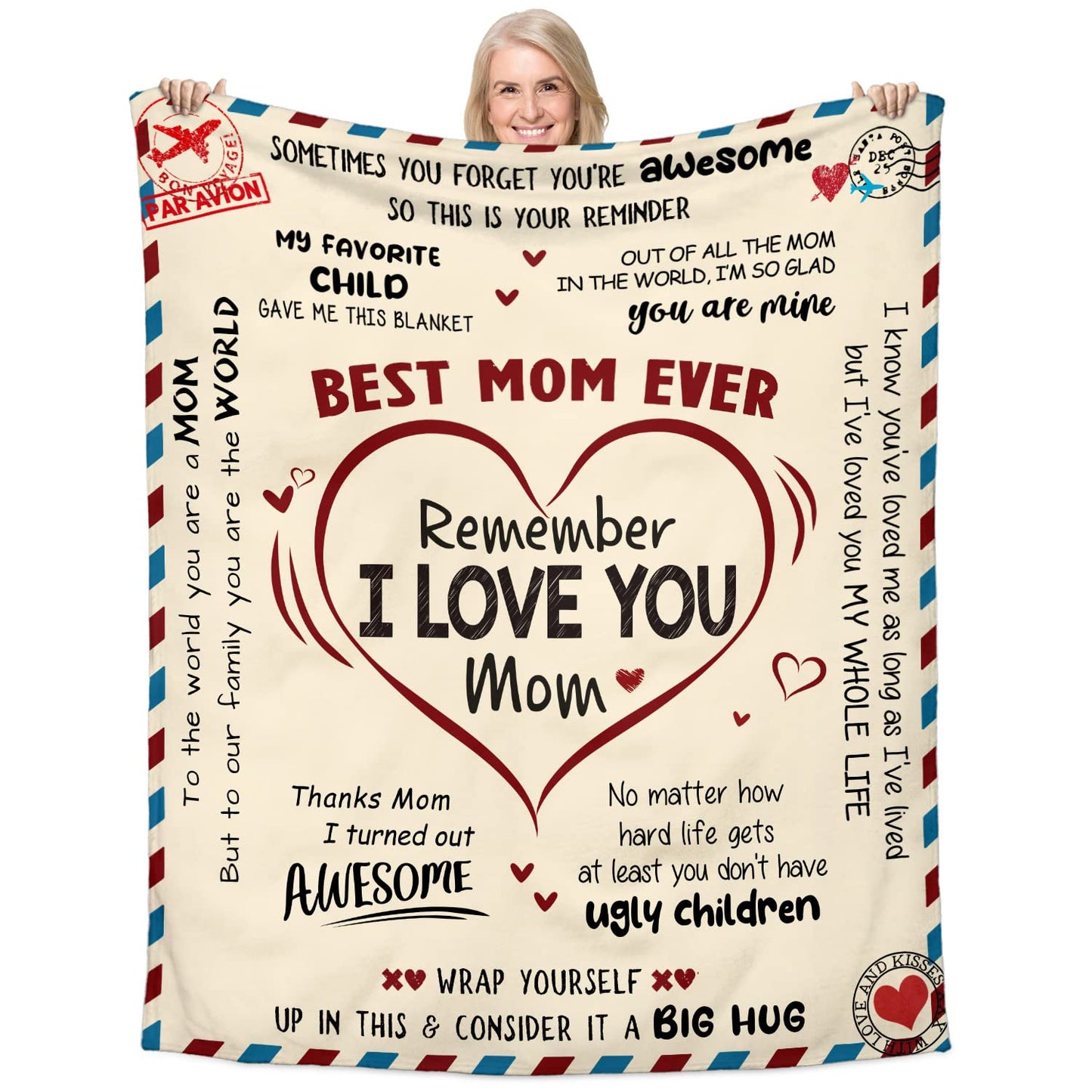 Super Soft Fleece Throw Blanket for Mom - Perfect Gift Idea