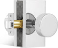 Door Knobs Interior Modern Passage Polished Chrome - Sleek Round