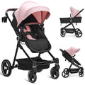 2 in 1 Baby Stroller for Toddler 0-3 - Convertible Bassinet Stroller
