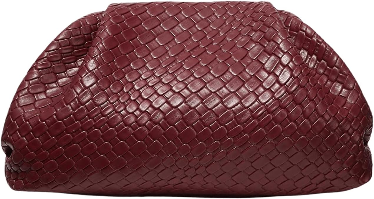 Elegant Faux PU Leather Clutch Bag for Women by QWINEE