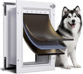 All Aluminum Large Dog Door with Insulation and Safety Lock