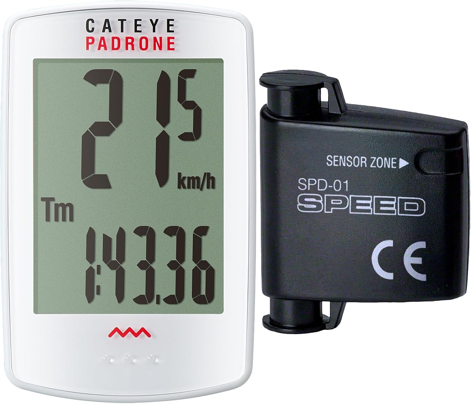 CATEYE Padrone Wireless Bike Computer with Oversized Display