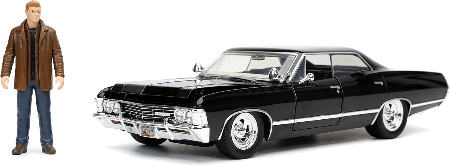 Dean Winchester Action Figure with 1967 Chevy Impala, Jada Toys