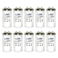 10 Pack 45 uF Run Capacitor 370V for HVAC Motors - Reliable
