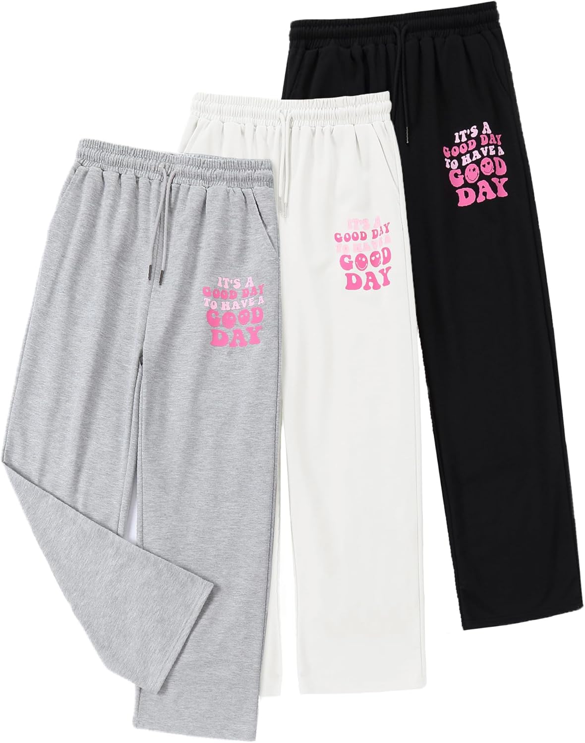 Trendy Girls Sweatpants Joggers with Pockets for Tween Style