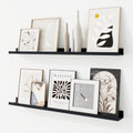 RICHFOCUS Picture Ledge Shelf Set of 2 for Stylish Wall Decor