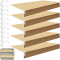 5 Pcs Wire Rack Covers 46x16x2.5 in PVC Shelf Covers - Easy Install