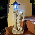 Angel Statue with Solar Lights (Right) 19.7 in - Garden LED Angel