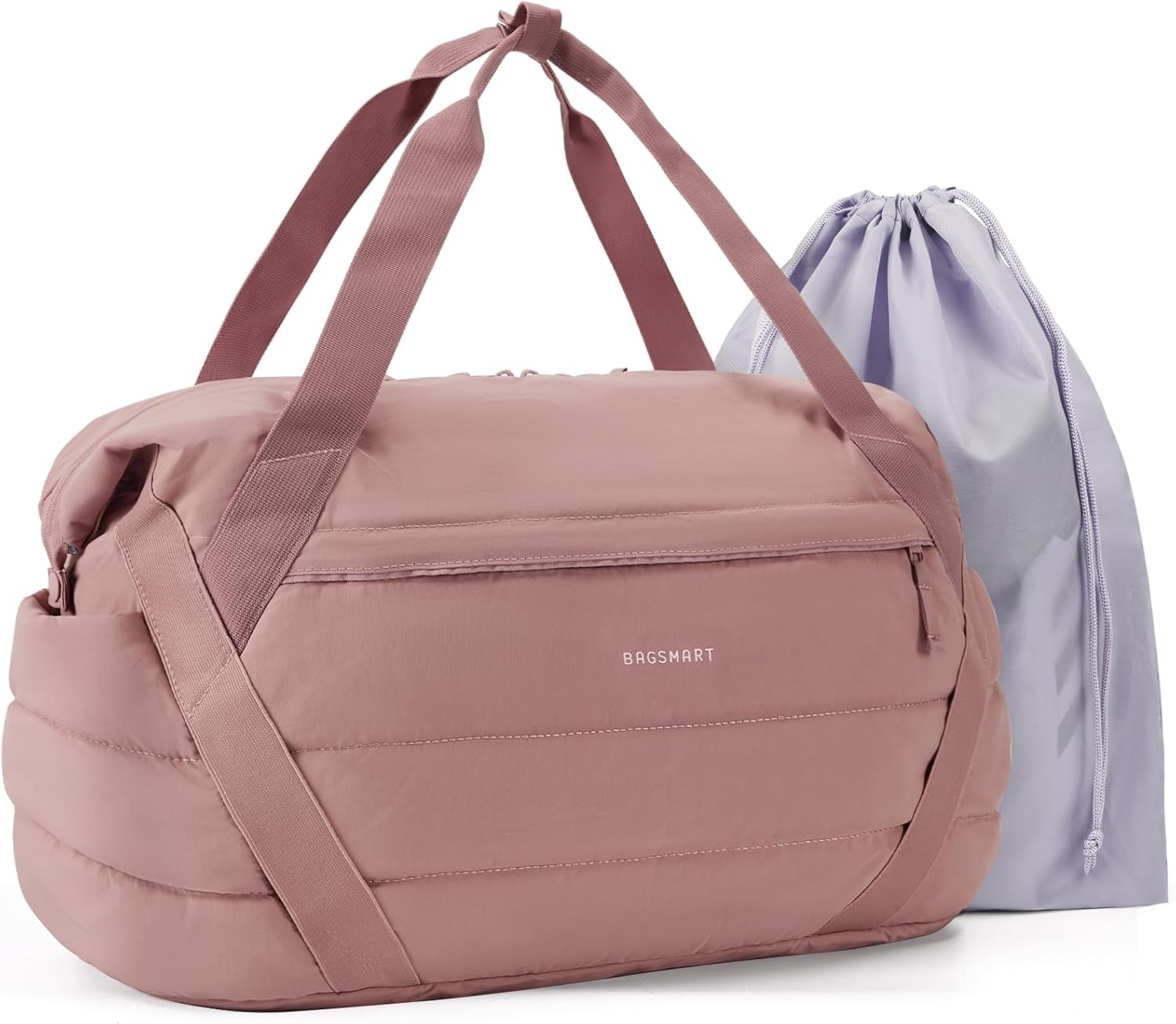 Versatile Gym Bag with Trolley Sleeve & Yoga Mat Holder