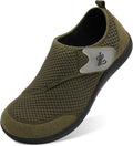 LeIsfIt Mens Wide Diabetic Walking Shoes - Breathable Zero Drop Toe
