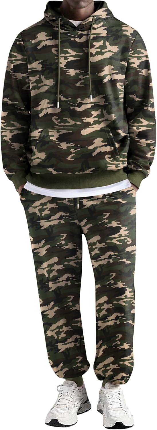 COOFANDY Sweatsuits for Men: Stylish 2 Piece Tracksuit Set