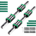 Linear Guide Rail HGR20 1500mm with 4 Bearing Blocks - Precision
