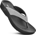 Arch Support Flip Flops for Women - Cushioned Straps & Orthotic Relief