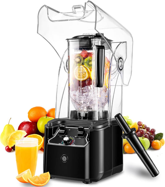 Senlee 2200W Commercial Blender - Powerful, Self-Cleaning