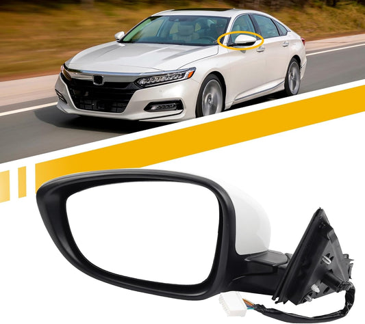 Dasbecan Left Driver Side Door Mirror for Honda Accord 2018-2022