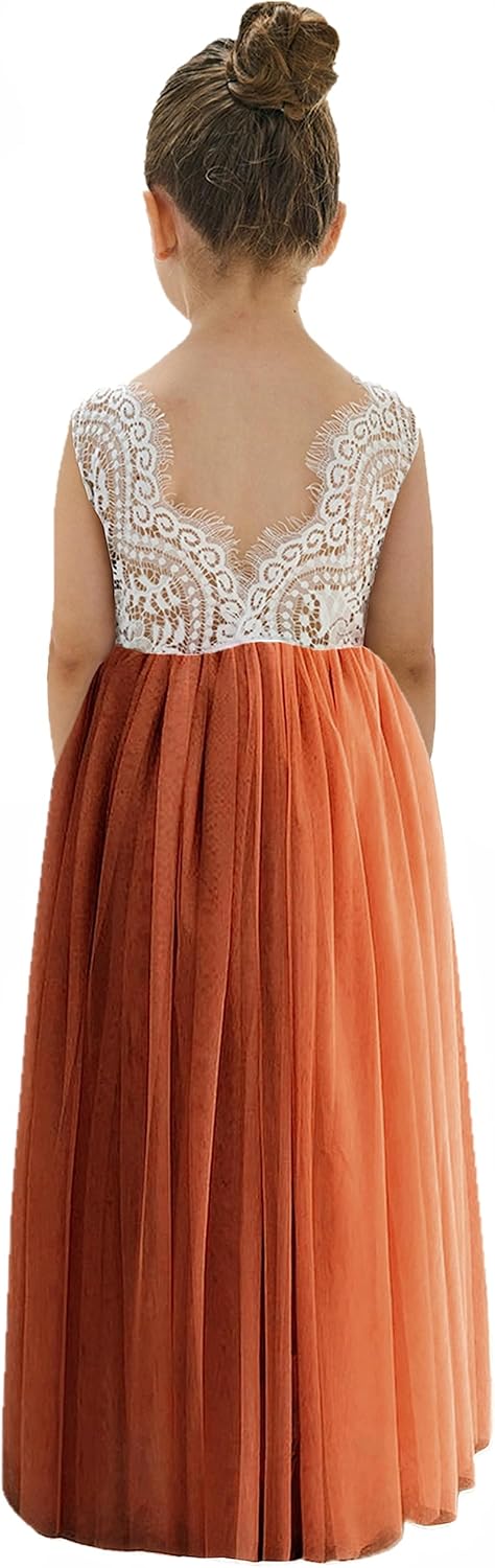 2Bunnies Girl Peony Lace Back A-Line Tutu Tulle Dress Review