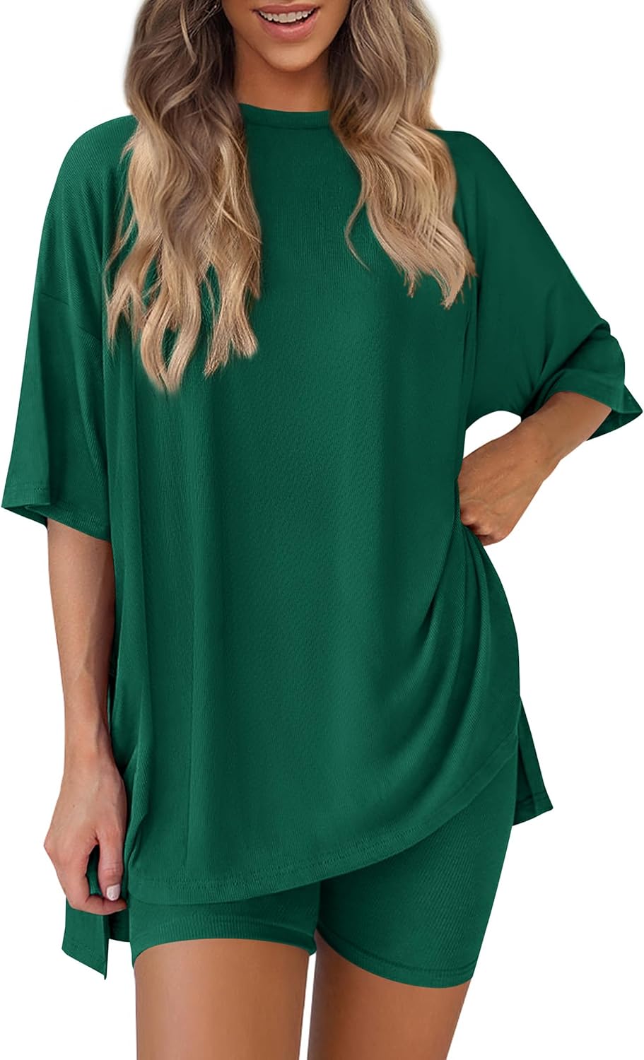 PRETTYGARDEN Women's Two Piece Lounge Set for Summer Travel