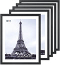 VCK 22x28 Poster Frame Set of 5 - Black Wood Grain Frames