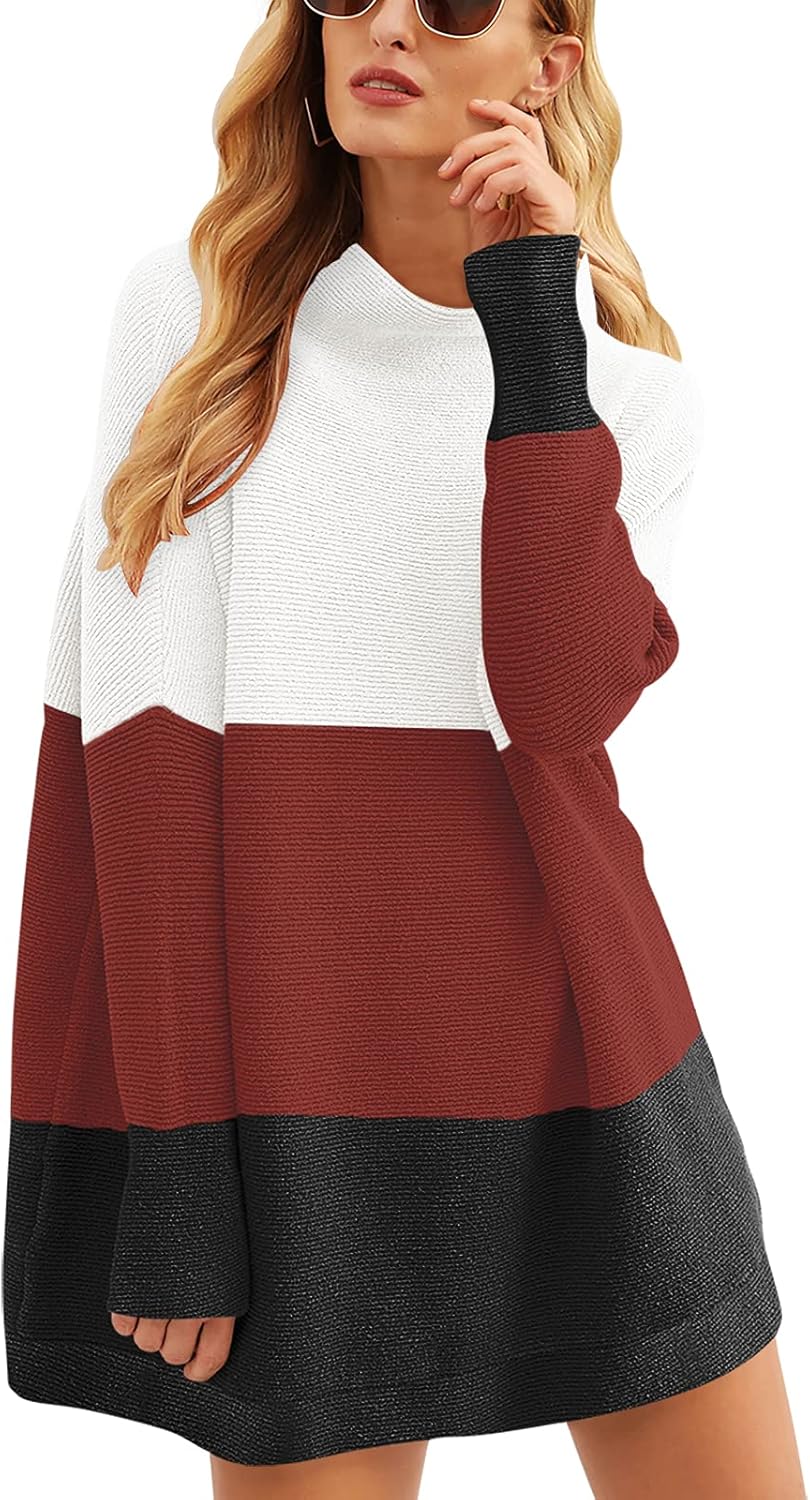 Oversized Casual Loose Turtleneck Sweater for Women 2025