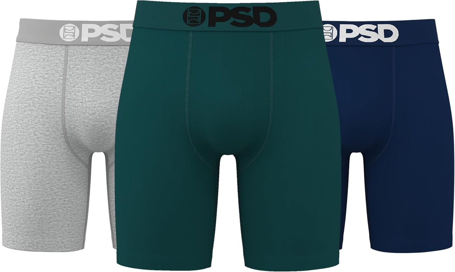PSD Underwear Mens Boxer Briefs - Soft Breathable Comfort