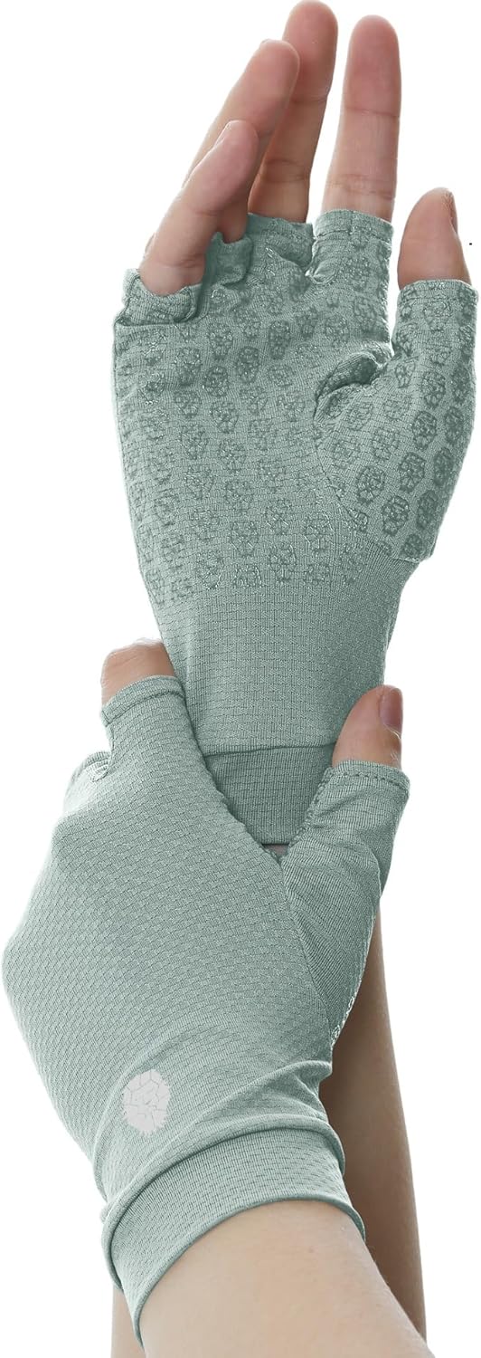 PIQIDIG SPF Fingerless Driving Gloves UPF 50+