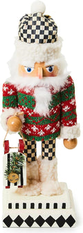 MACKENZIE-CHILDS Decorative Nutcracker Figurine - Cozy Christmas Charm