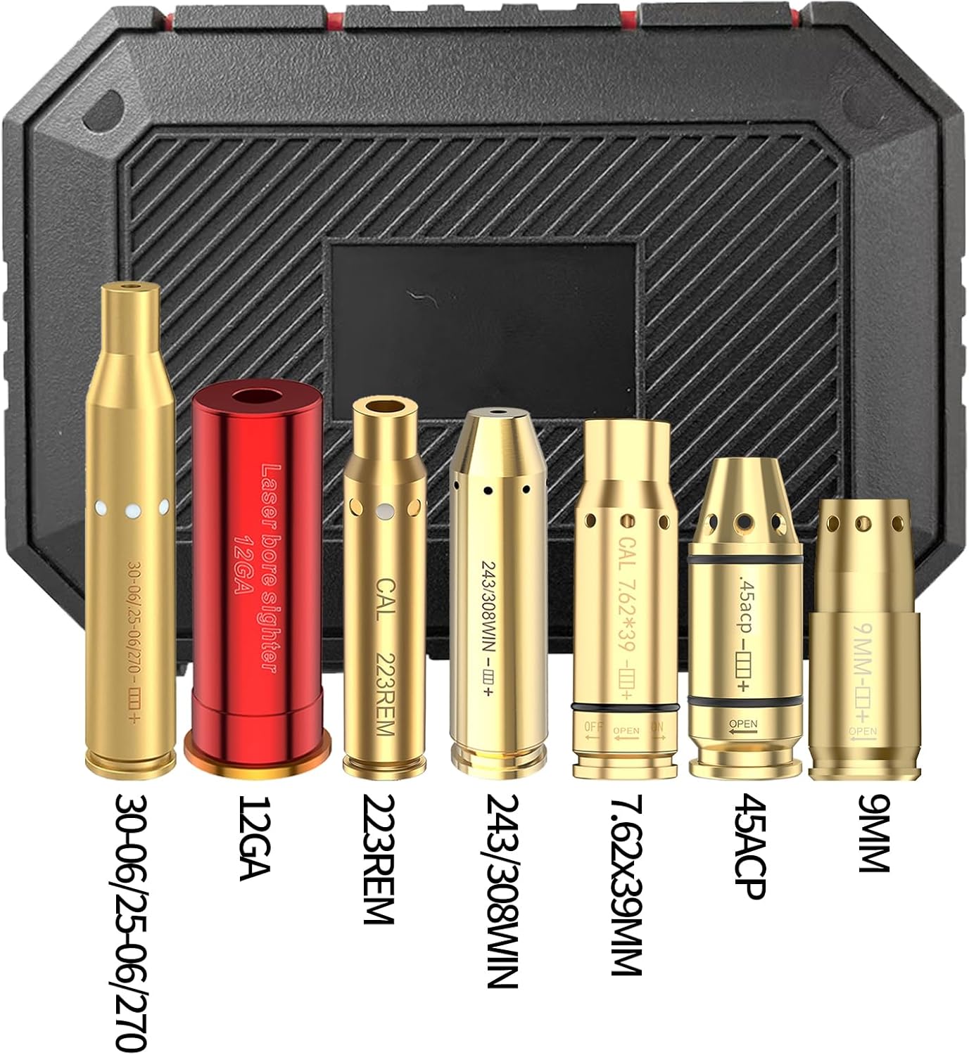 Laser Bore Sights for 223/9MM/7.62X39MM/.243/308WIN/12GA
