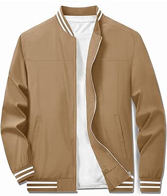TACVASEN Men's Lightweight Jacket for Casual Spring and Fall
