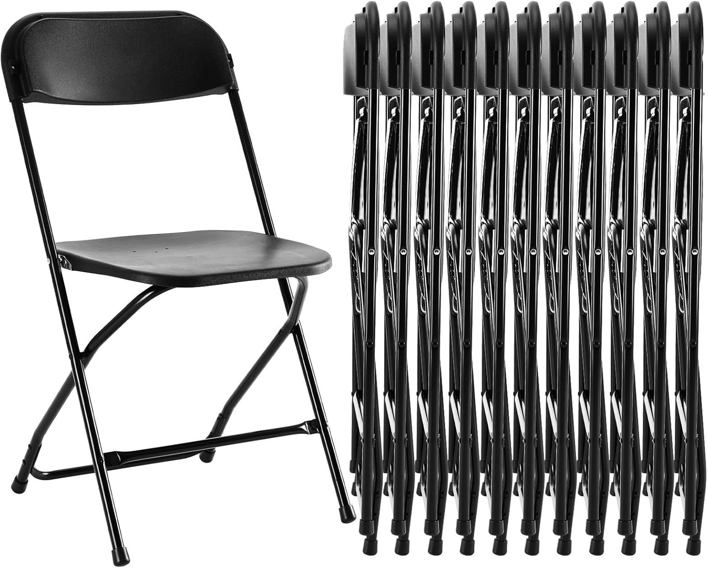 Sweetcrispy Folding Chair 12 Pack for Indoor and Outdoor Use