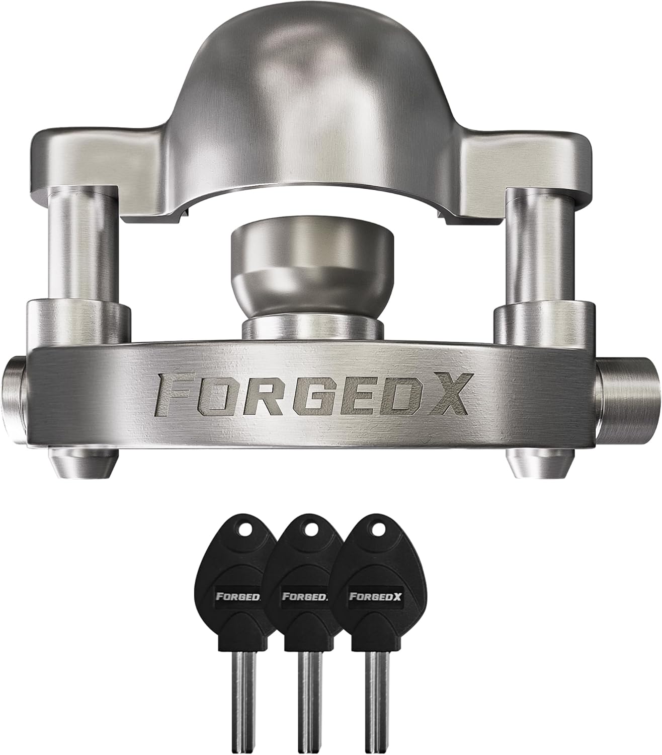 Stainless Steel Trailer Lock for 2in to 2-5/16in Couplers