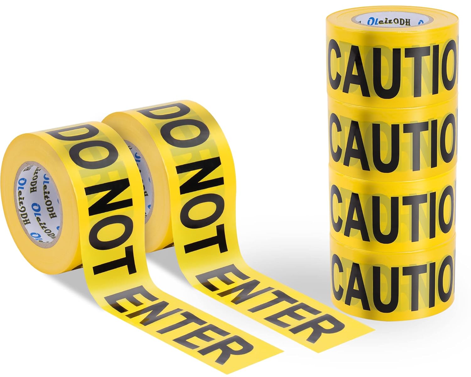 Bright Yellow Caution Do Not Enter Tape for Safety and Visibility