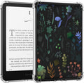 MoKo Clear TPU Case for 7 in Kindle Paperwhite 2024 - Dazzle Flower