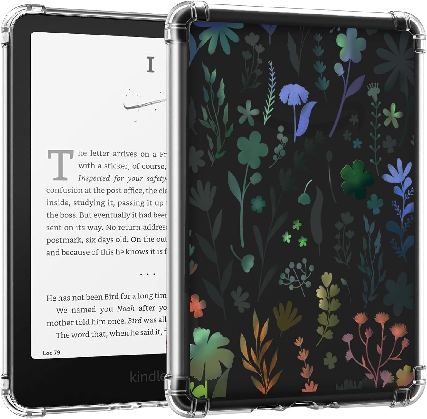 MoKo Case for 7in Kindle Paperwhite 12th Gen with Dazzle Flower