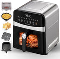 Air Fryer Stainless Steel with Window 6QT - Ceramic, 1700W