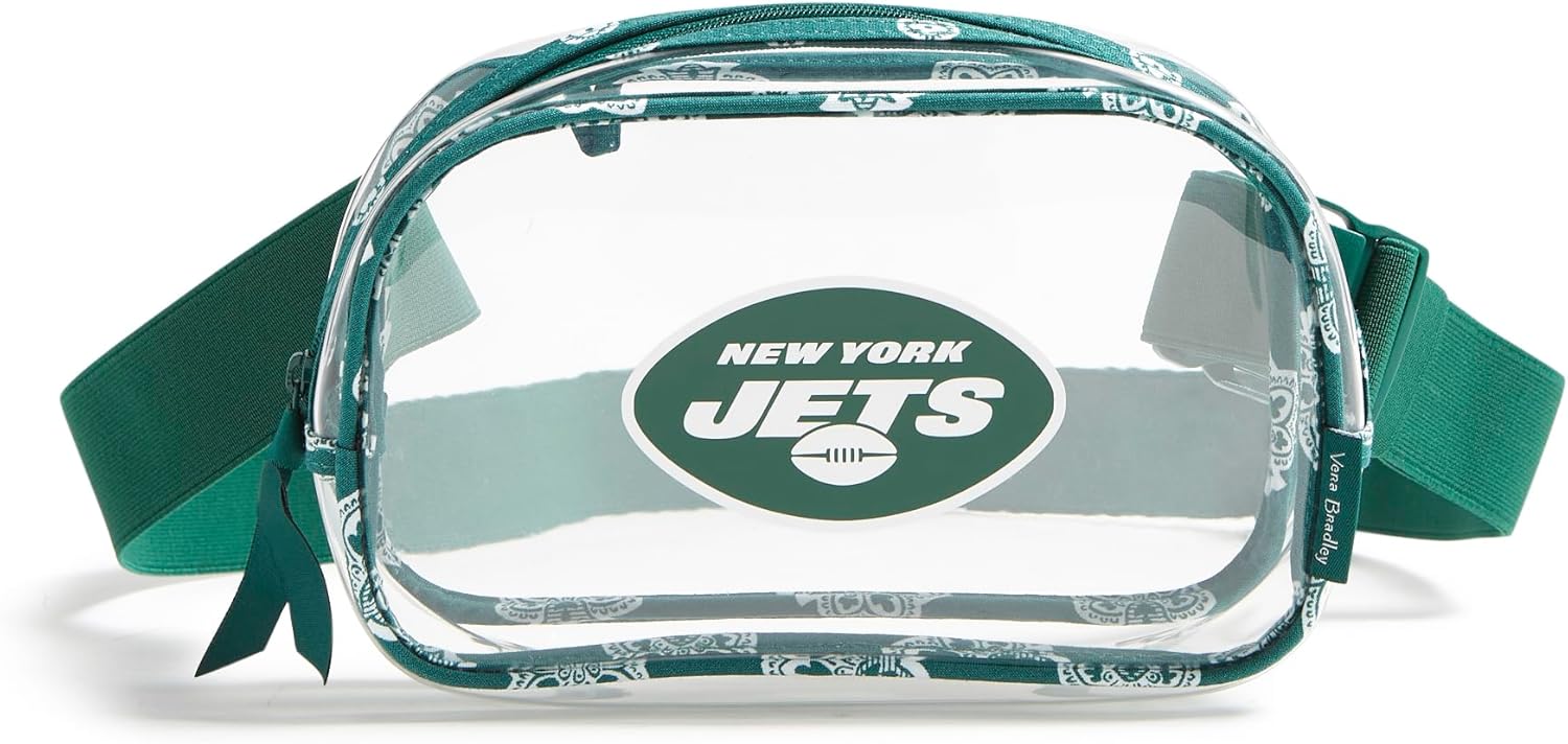 Vera Bradley Women's NFL Clear Small Belt Bag for Team Spirit