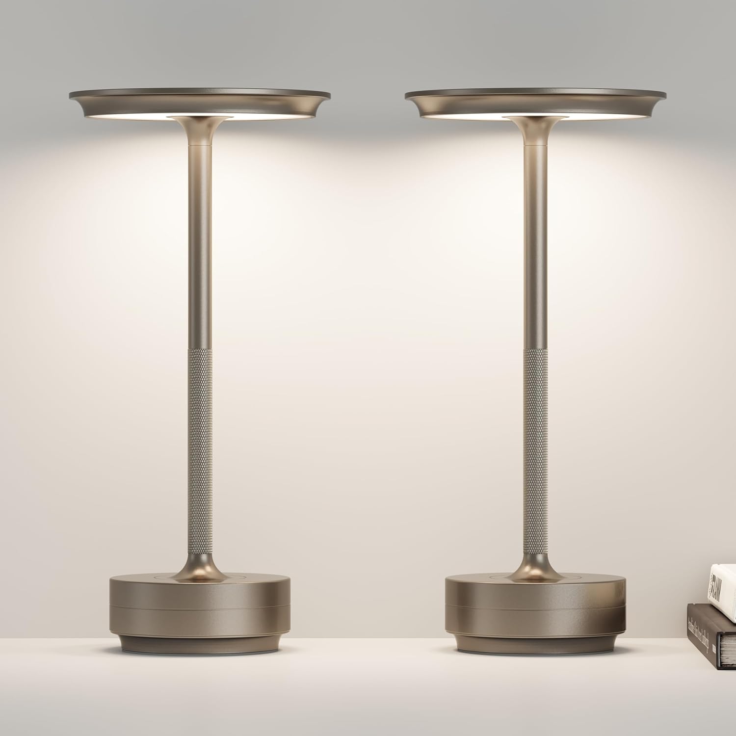 LED Cordless Table Lamp with Rechargeable Battery for Versatile Use