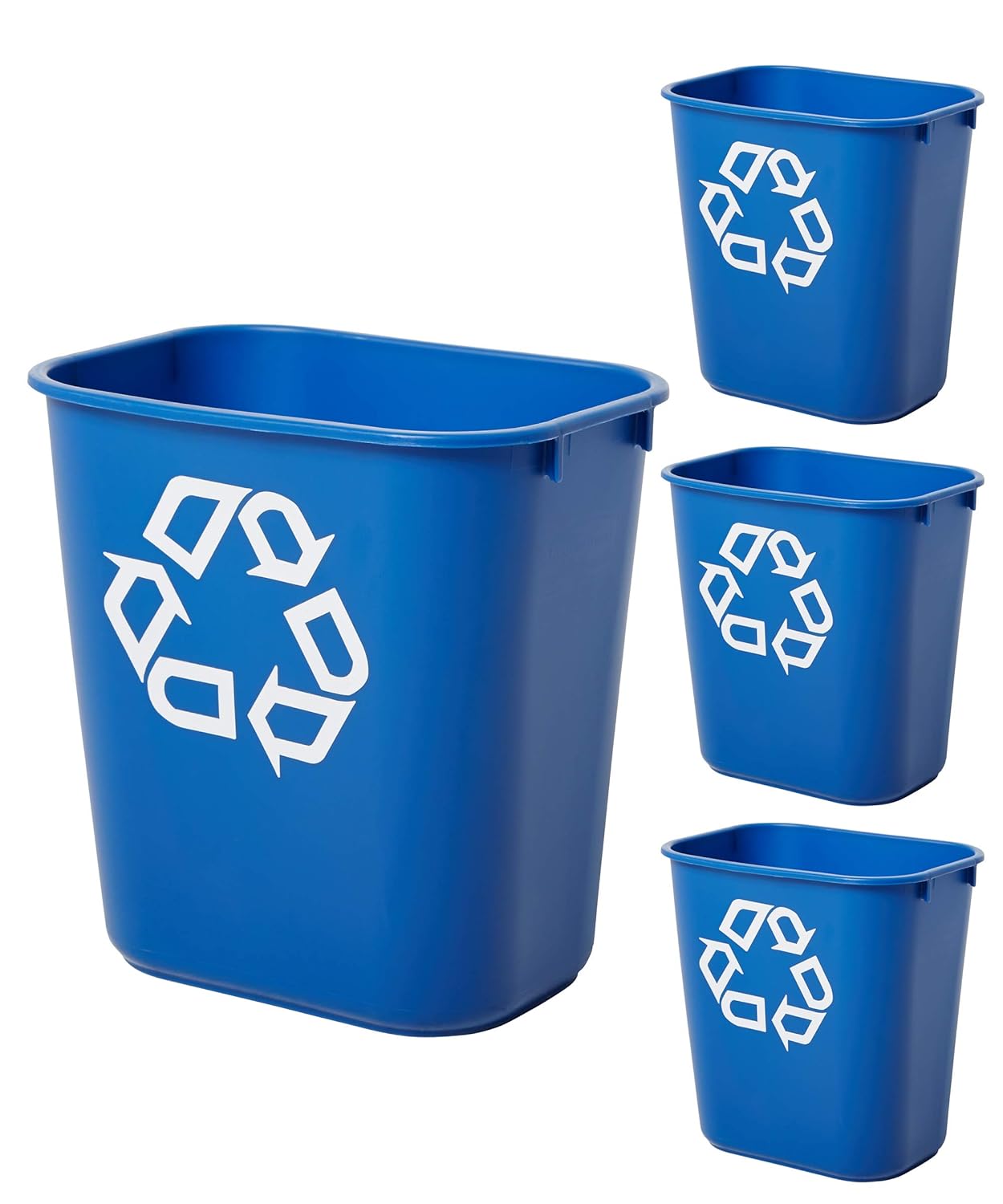 Rubbermaid Commercial Deskside Wastebasket Recycling Bin 13QT
