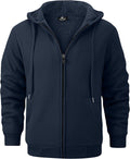 GEEK LIGHTING Hoodies for Men Full Zip Sherpa Lined - Heavyweight Warm